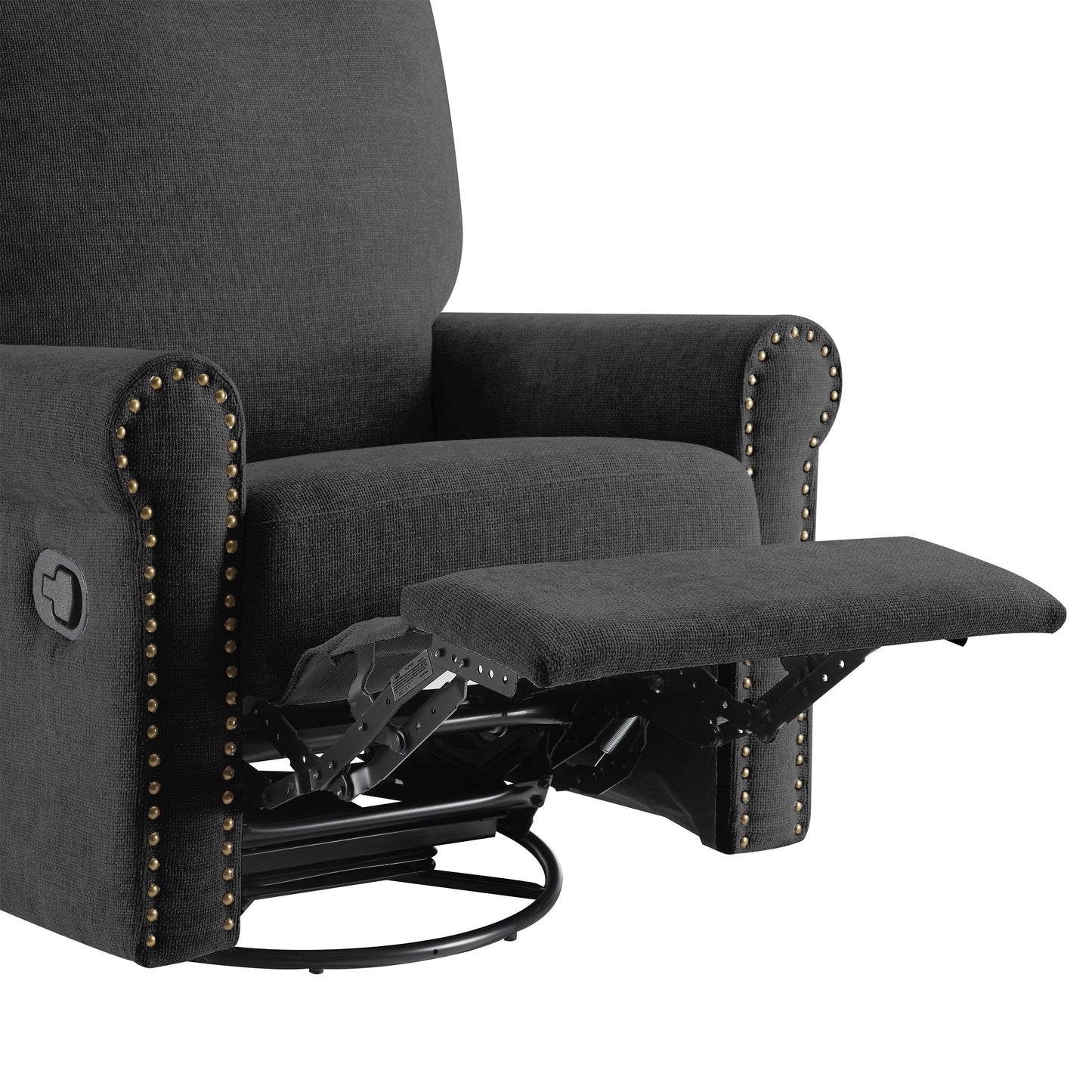Heido 360 Degree Swivel Glider Manual Recliner Leisure Sofa Chair
