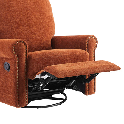 Heido 360 Degree Swivel Glider Manual Recliner Leisure Sofa Chair