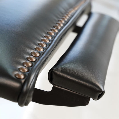 Hekkin Genuine Leather Power Recliner with Adjustable Headrest and USB Port Ultra-Comfy Living Room Seating