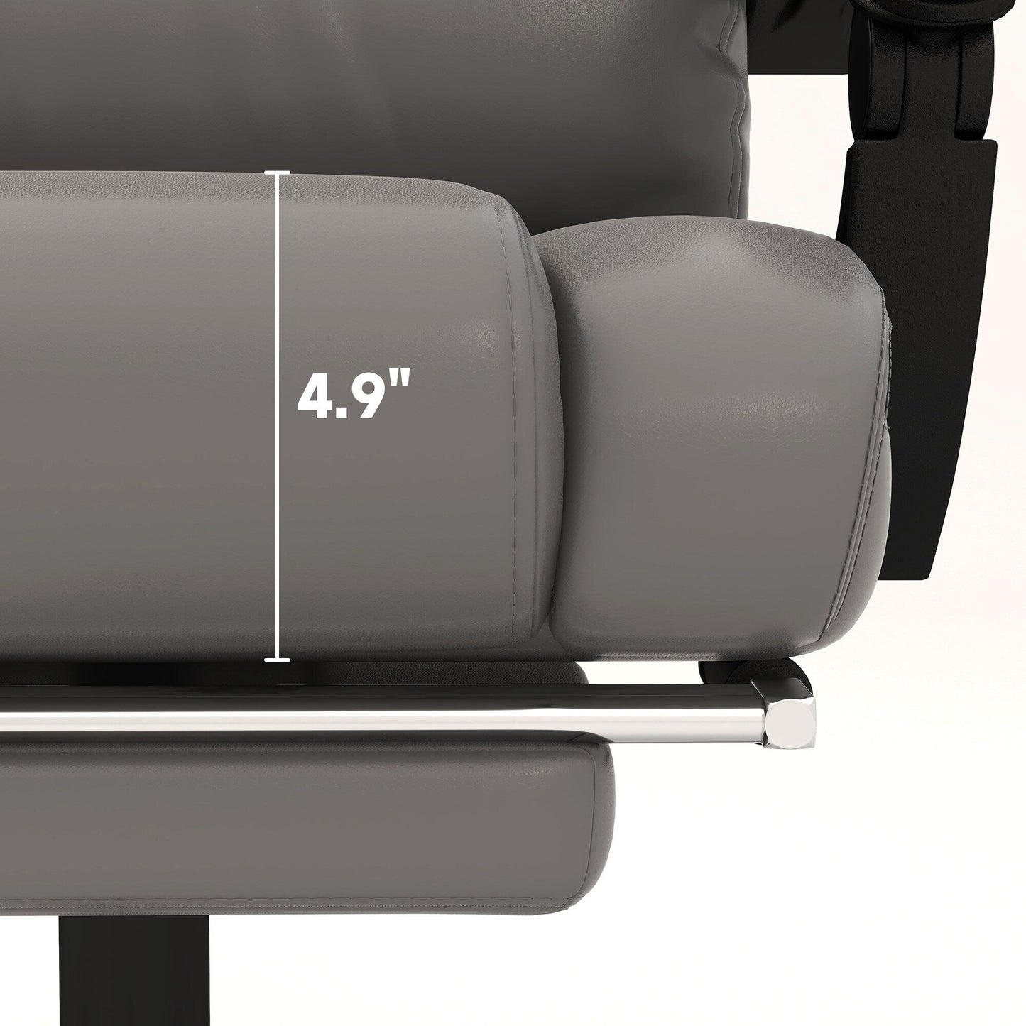 High Back Executive Office Chair 6 Point Vibration Massage Recliner Chair with Lumbar Support and Remote