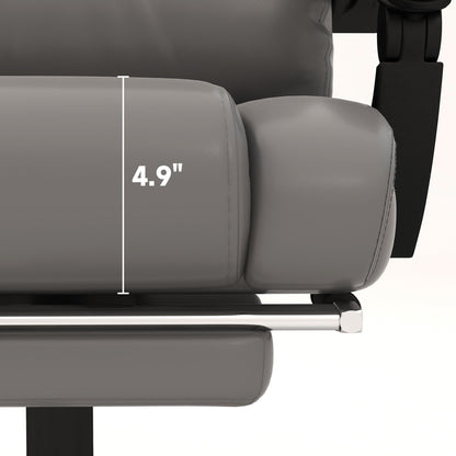 High Back Executive Office Chair 6 Point Vibration Massage Recliner Chair with Lumbar Support and Remote