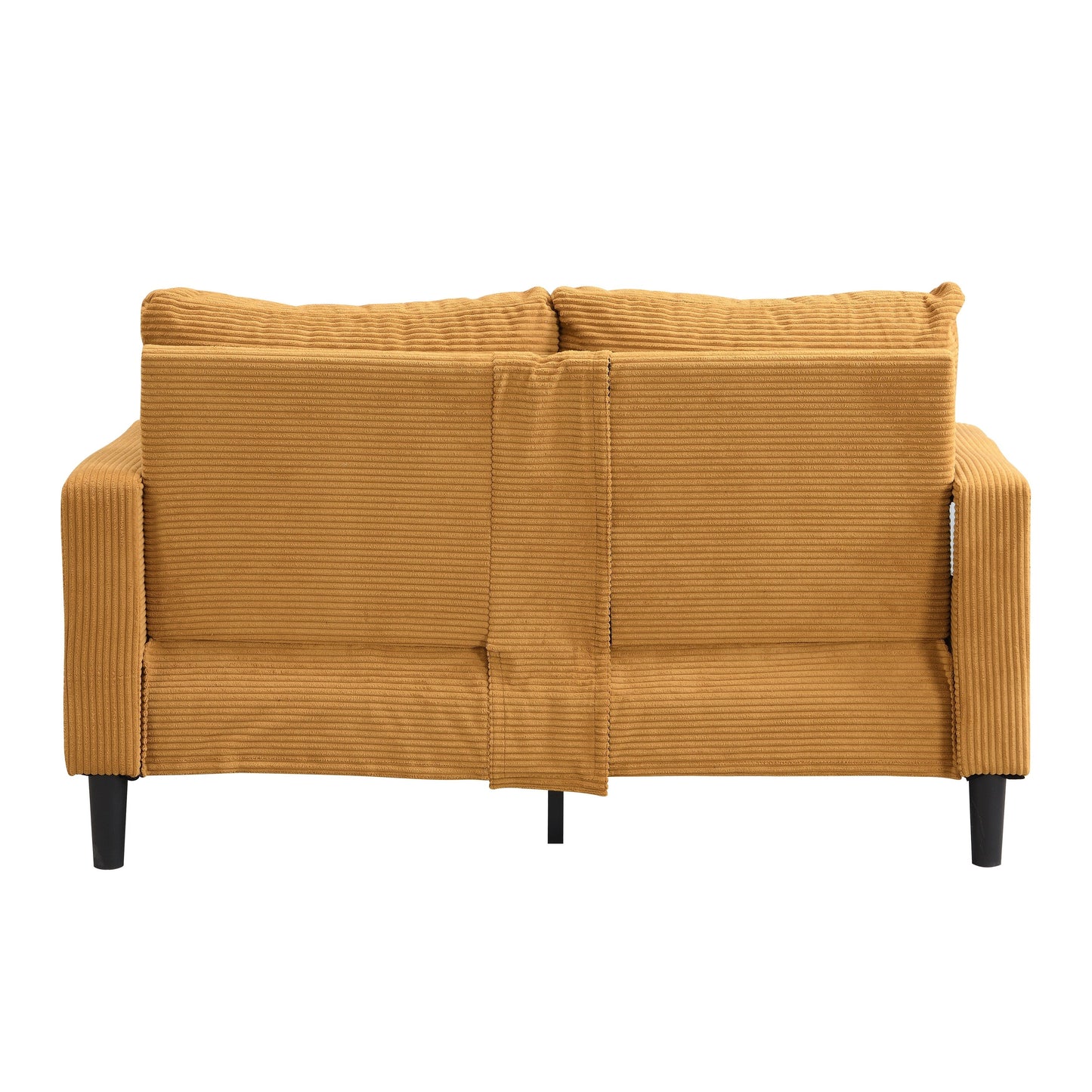 High Resilience Loveseat Sofa, Wooden Frame 2 Seat Sofa, Comfy , Small Space Saving Modern Upholstered Sofa