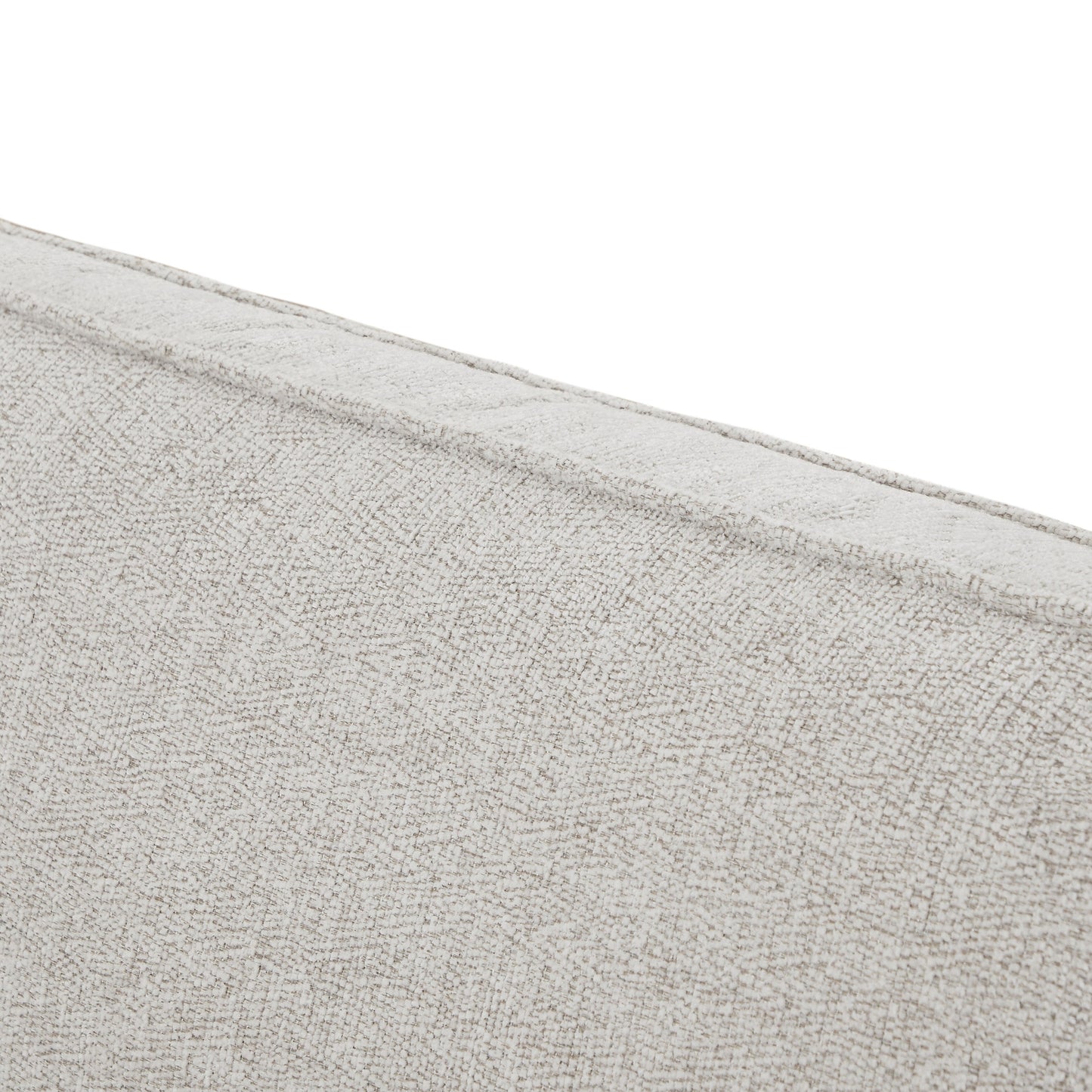 High-Tech Fabric Upholstered Sofa with 2 Pillows