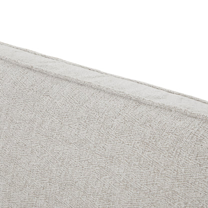 High-Tech Fabric Upholstered Sofa with 2 Pillows