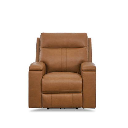 Hydeline Venice Zero Gravity Power Recline and Headrest Top Grain Leather Recliner with Cup Holder