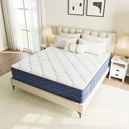 SweDrea 10 in. Firm Hybrid Mattress Cooling and Breathable with CertiPUR-US, SGS and OEKO-TEX