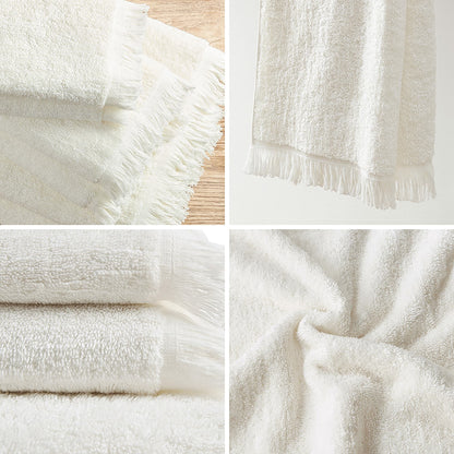 INK+IVY Atlas Cotton Dobby Slub 6 Piece Towel Set