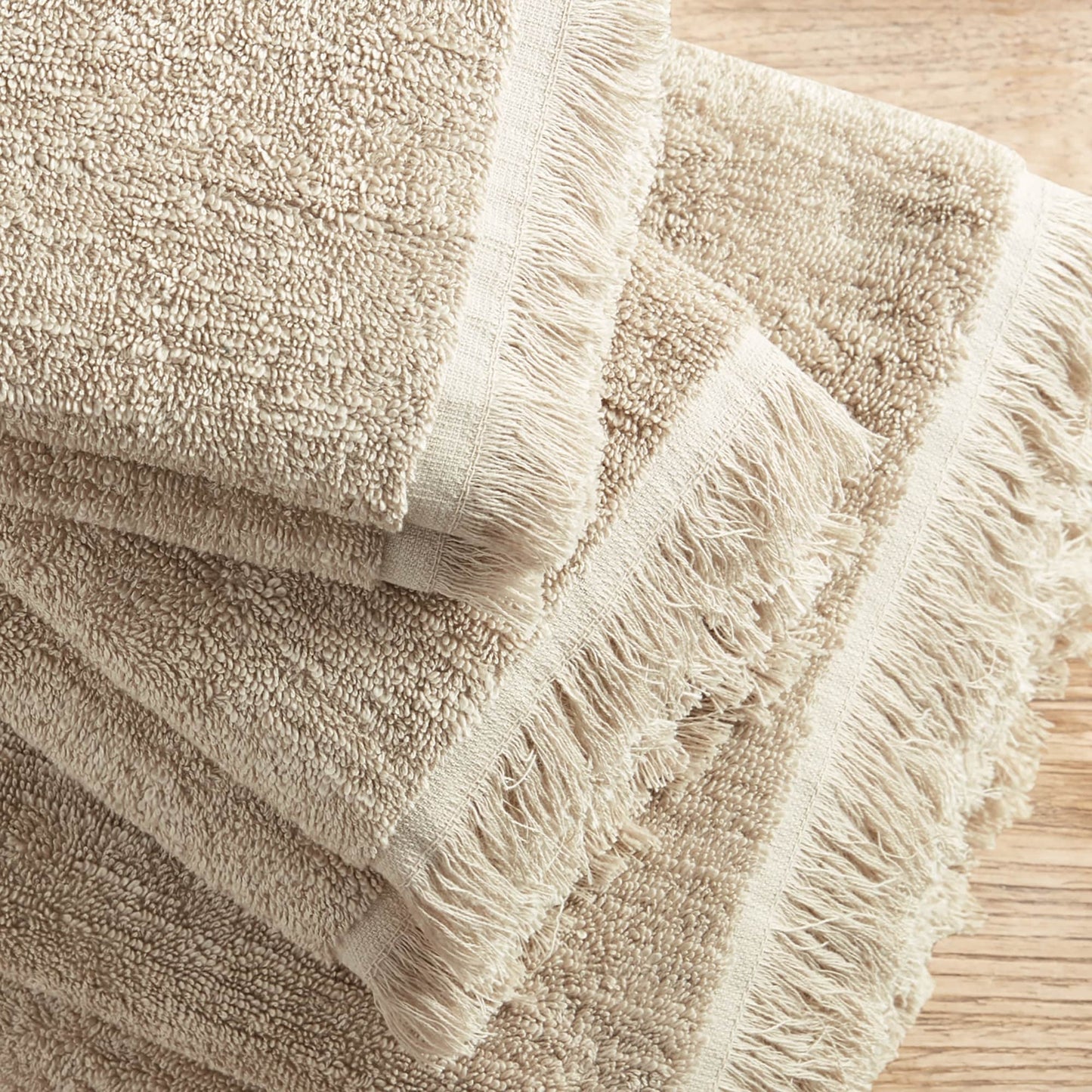 INK+IVY Atlas Cotton Dobby Slub 6 Piece Towel Set