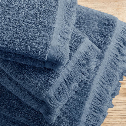 INK+IVY Atlas Cotton Dobby Slub 6 Piece Towel Set