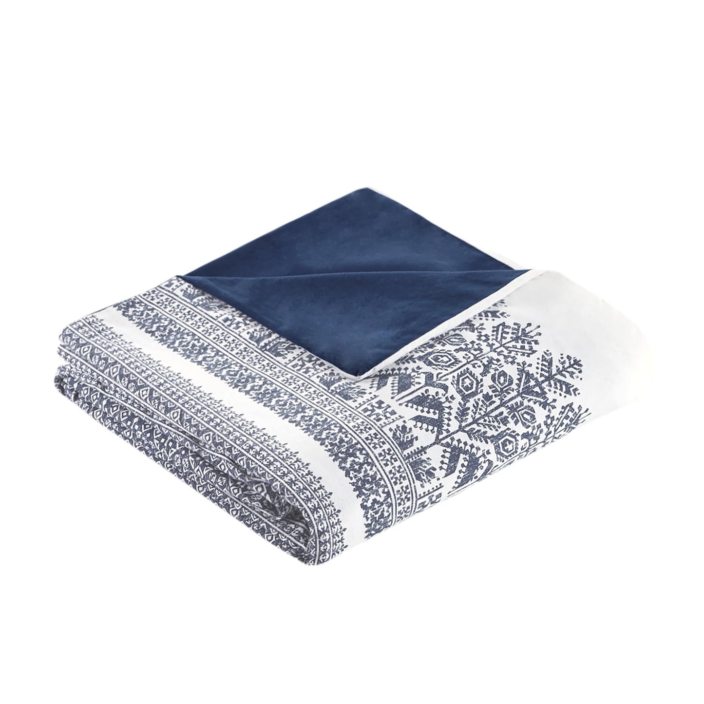INK+IVY Mila 3 Piece Cotton Duvet Cover Set with Chenille Tufting