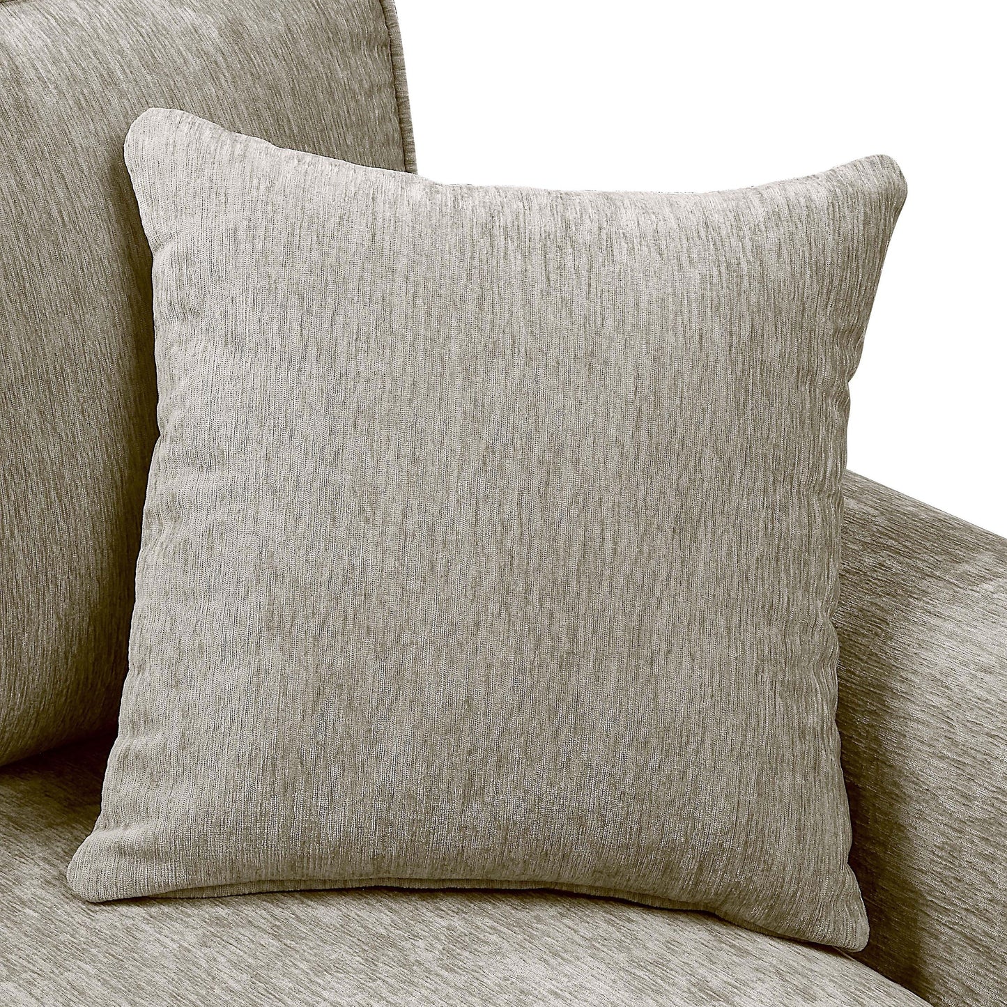 Igny Traditional Chenille Upholstered Rolled Arms Sofa by Furniture of America
