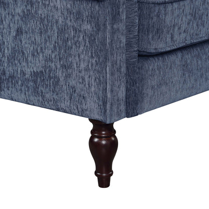 Igny Traditional Chenille Upholstered Rolled Arms Sofa by Furniture of America