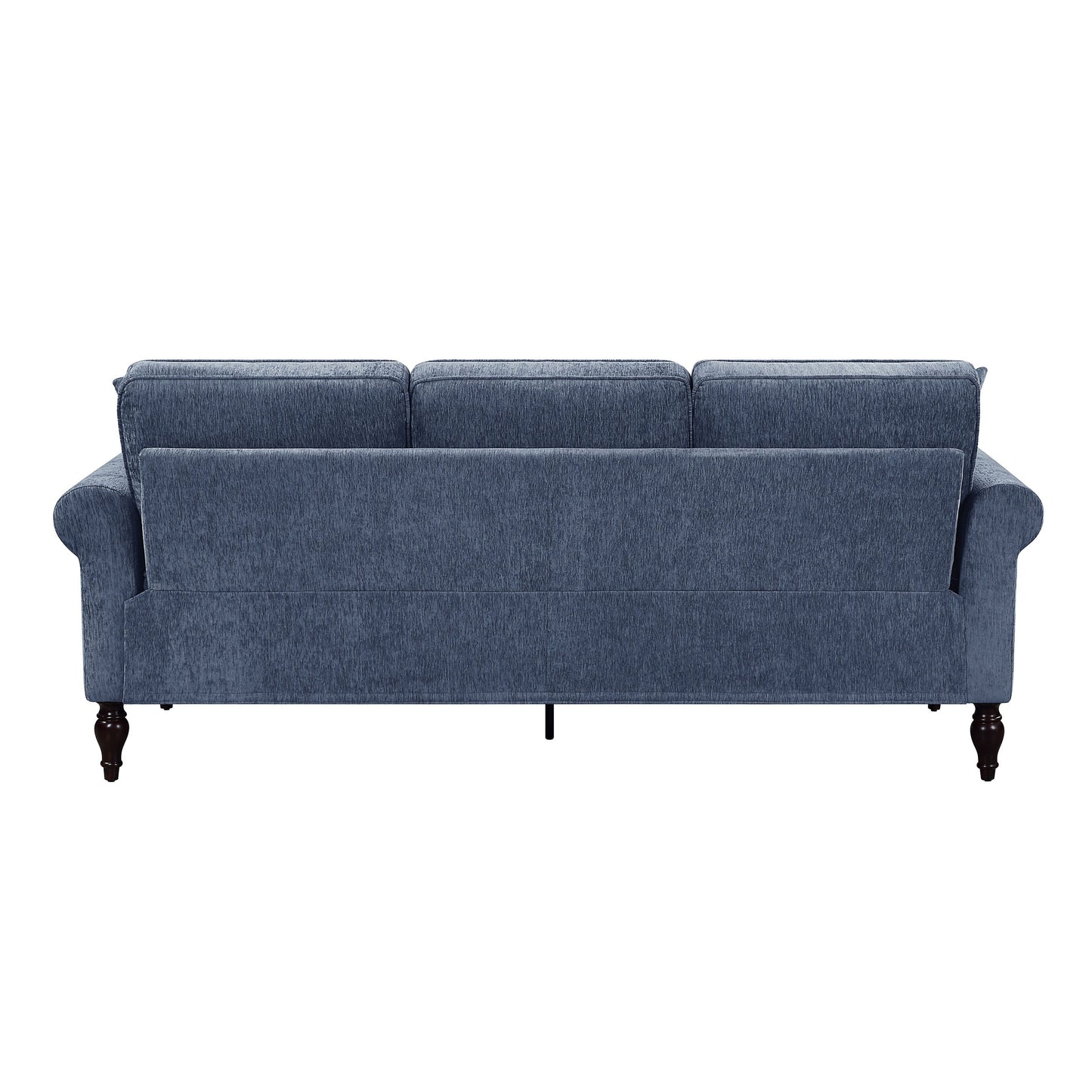 Igny Traditional Chenille Upholstered Rolled Arms Sofa by Furniture of America