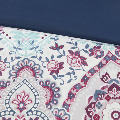 Intelligent Design Avery Boho Comforter Set with Bed Sheets