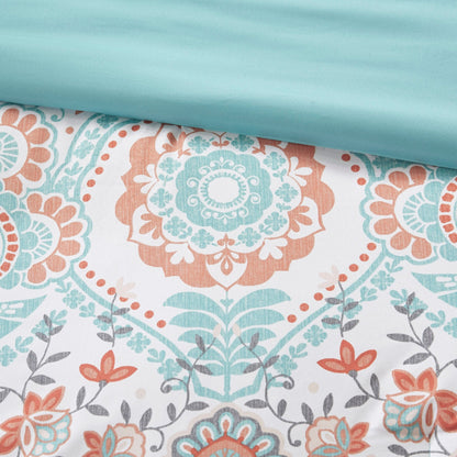 Intelligent Design Avery Boho Comforter Set with Bed Sheets