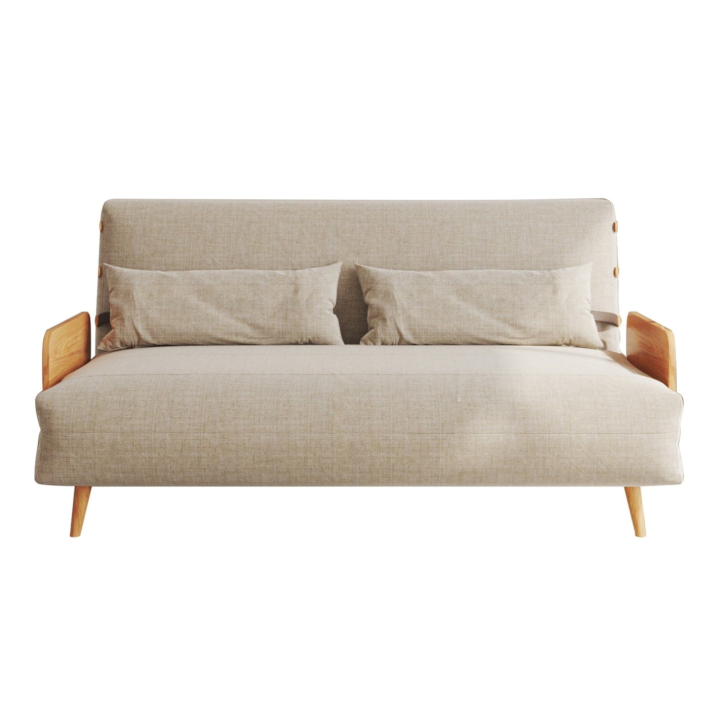 JASIWAY 59.1'' Modern Upholstered Sofa Bed
