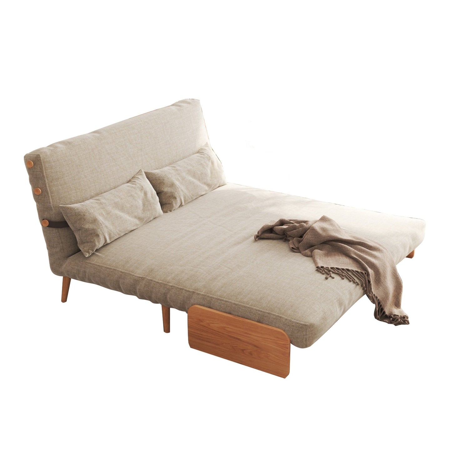 JASIWAY 59.1'' Modern Upholstered Sofa Bed
