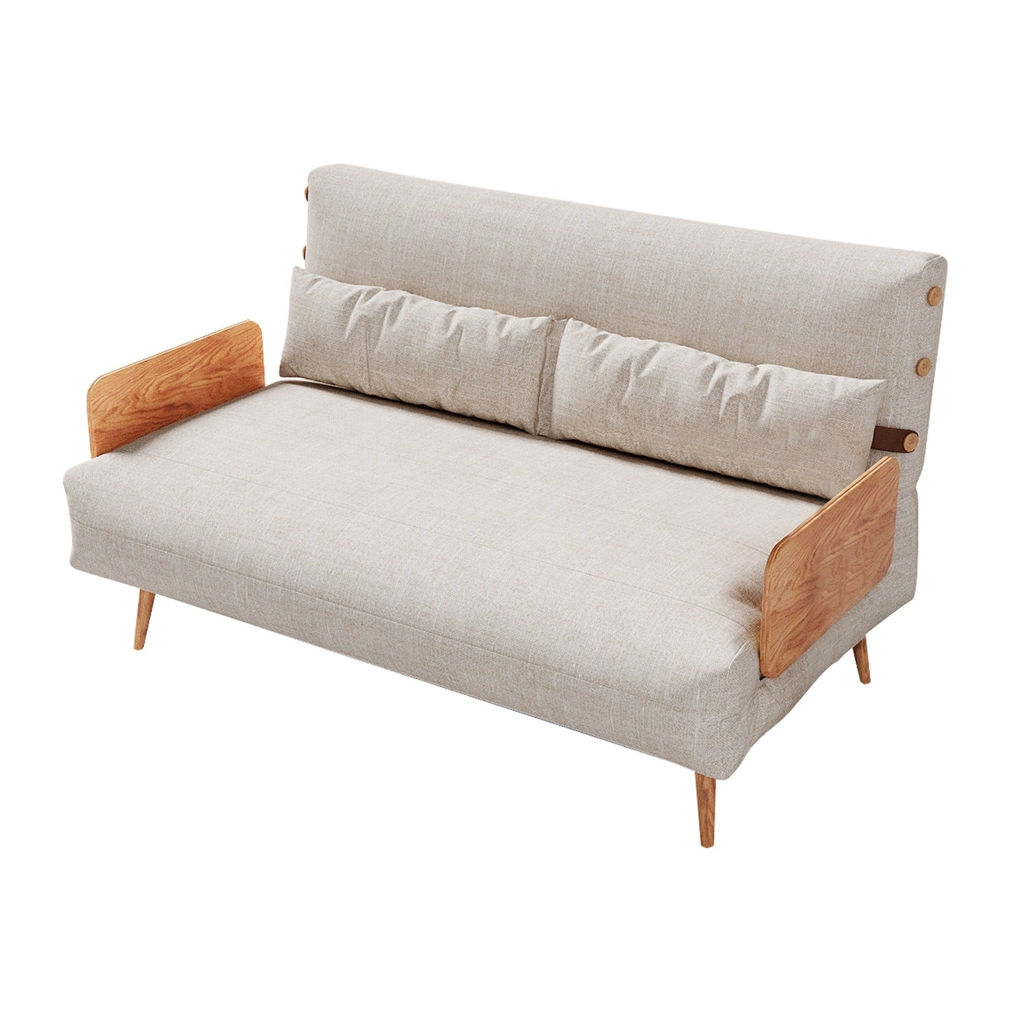 JASIWAY 59.1'' Modern Upholstered Sofa Bed