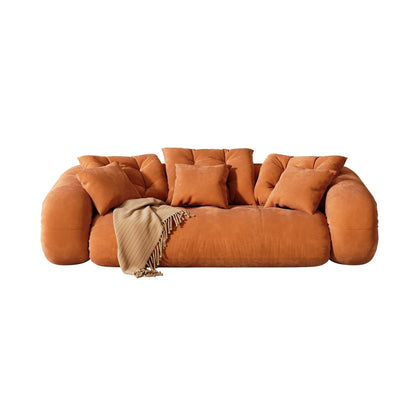 JASIWAY Modern Convertible Sleeper Sofa Chair Bed, White