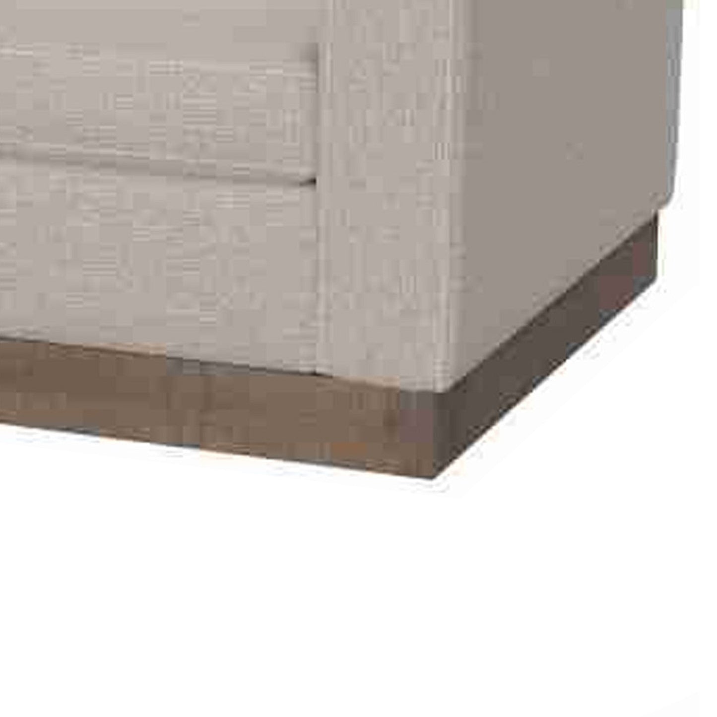Jeni Sofa, 2 Throw Pillows, Modern 90 Inch Oyster Beige Polyester Seat