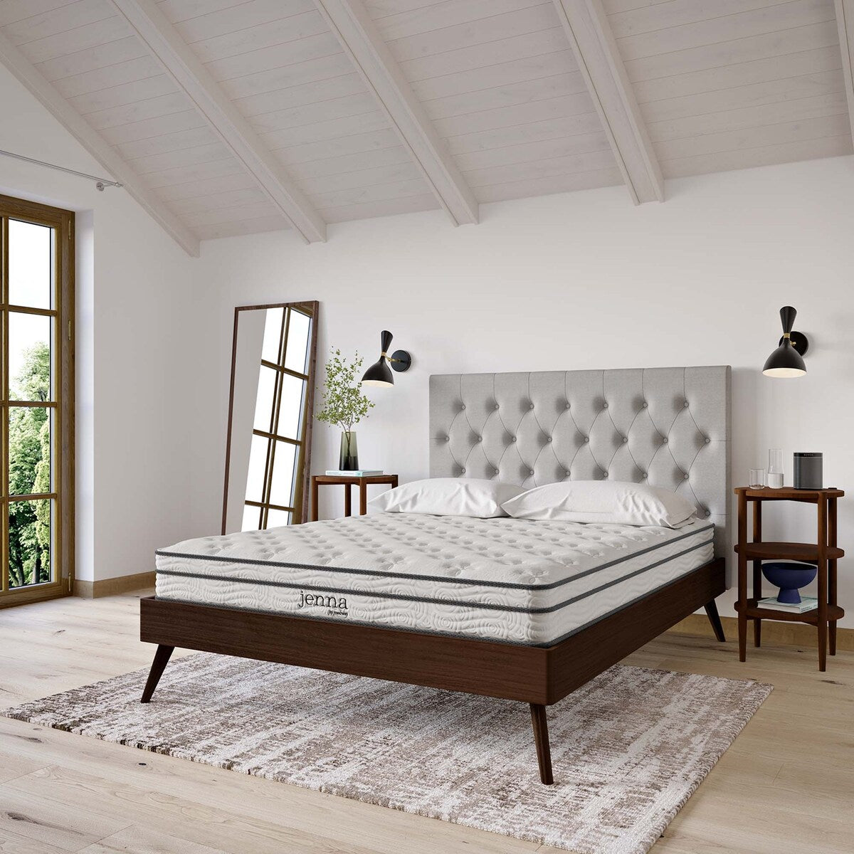 Jenna 6 Innerspring and Foam Mattress - N/A