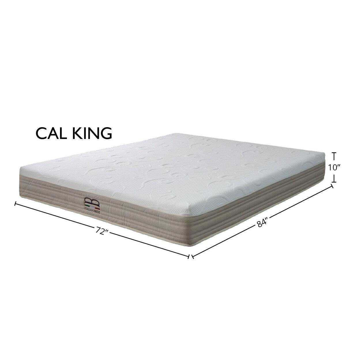 Jewel Italian Antibacterial Memory Foam Mattress with 11 Support Zones