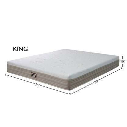 Jewel Italian Antibacterial Memory Foam Mattress with 11 Support Zones