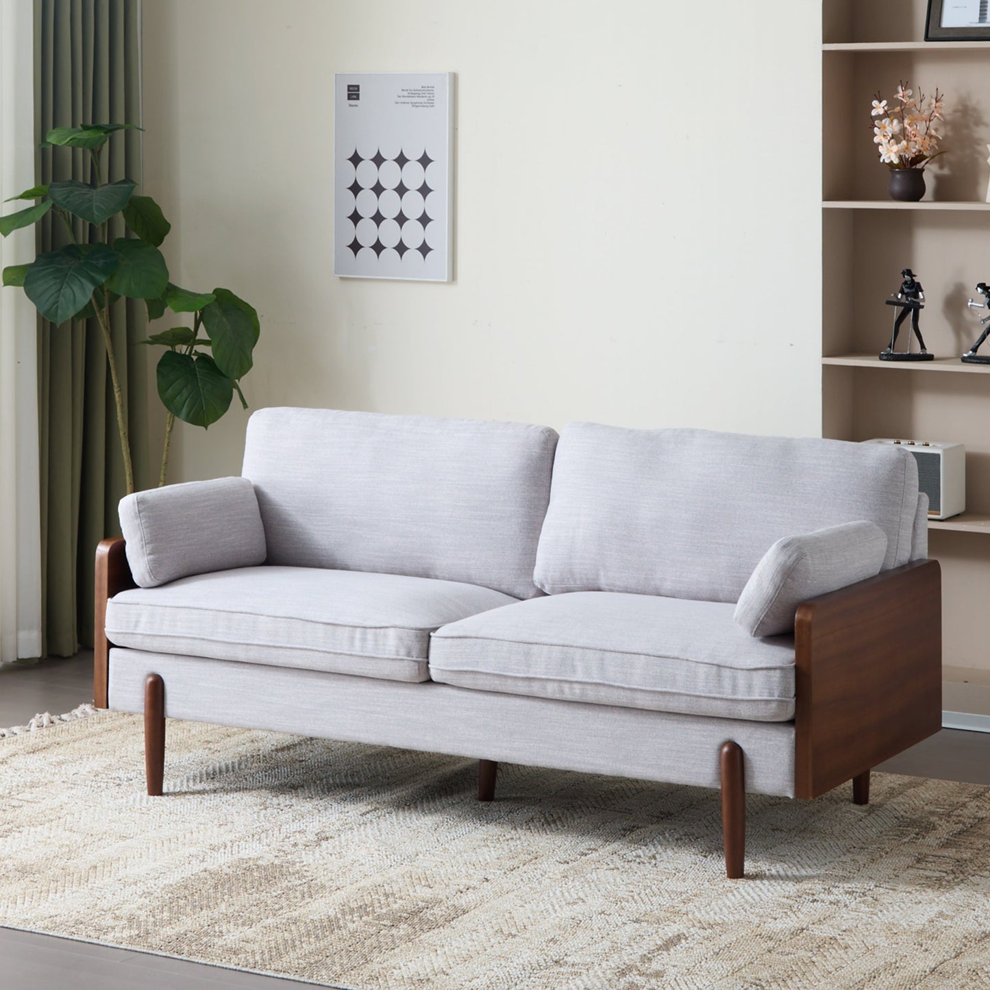 Jose Mid-Century Modern Sofa by Christopher Knight Home
