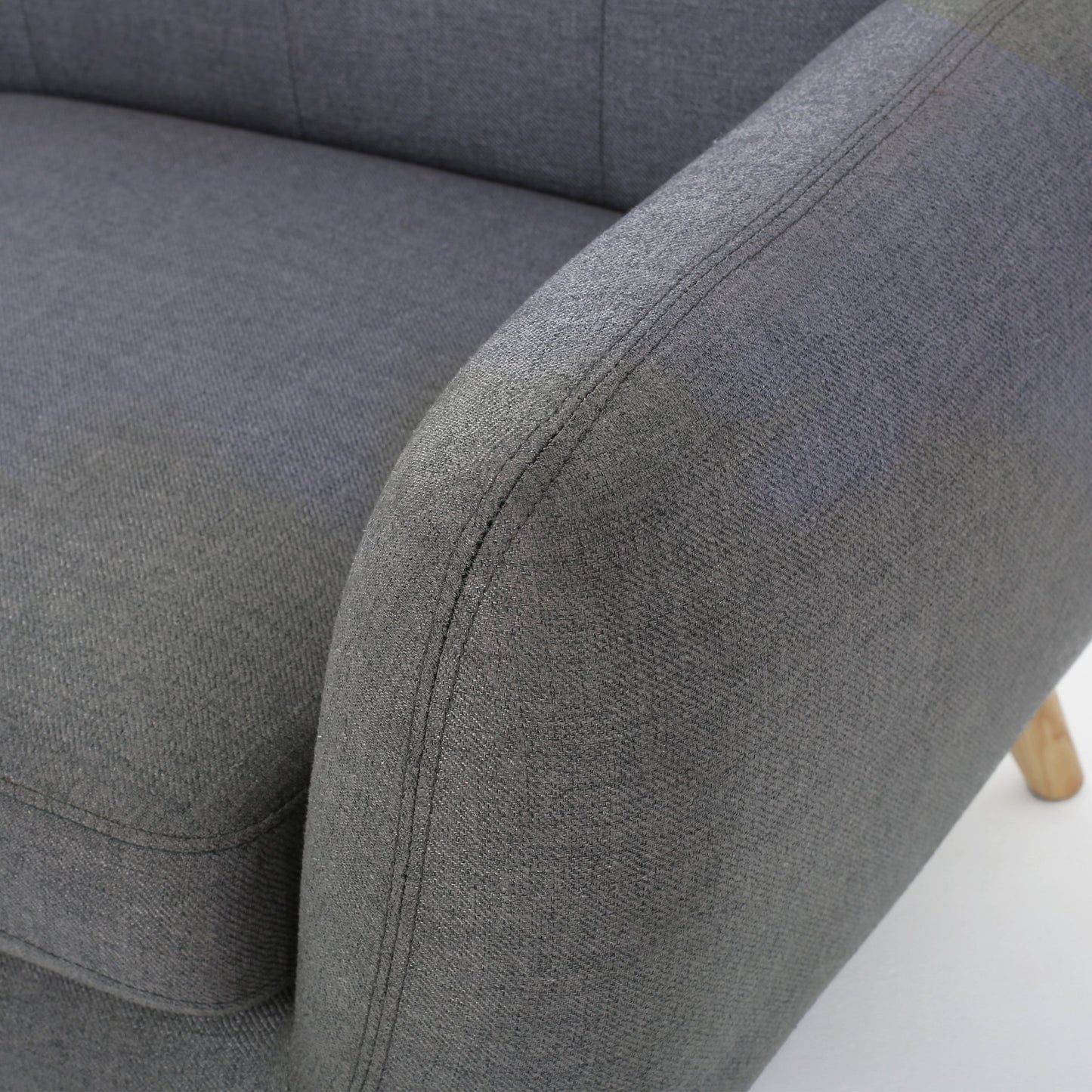 Josephine Mid-century Modern Tufted Fabric Upholstered Sofa by Christopher Knight Home