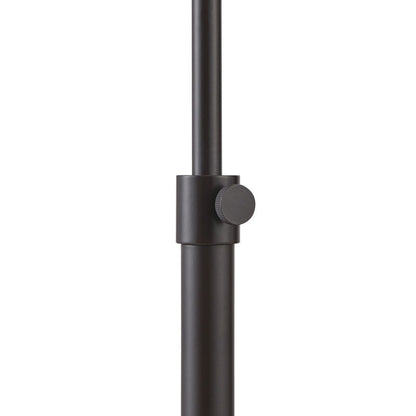KAWOTI 64.5 inch Adjustable Height Swing Arm Floor Lamp with Shade