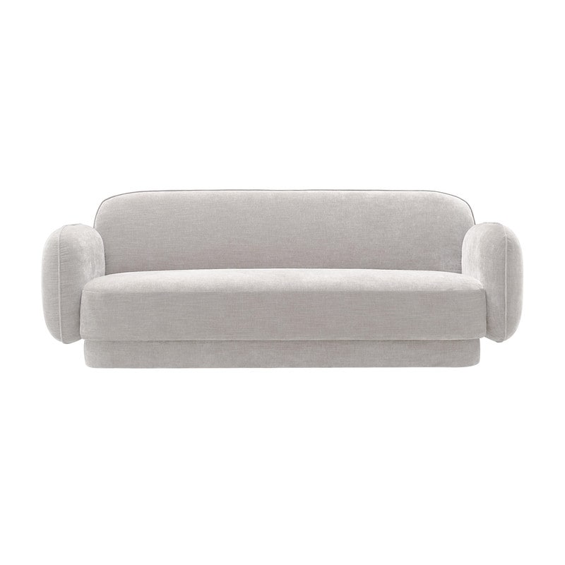 Kandor Textured Velvet Sofa - 84.7W x 34.3D x 32.1H