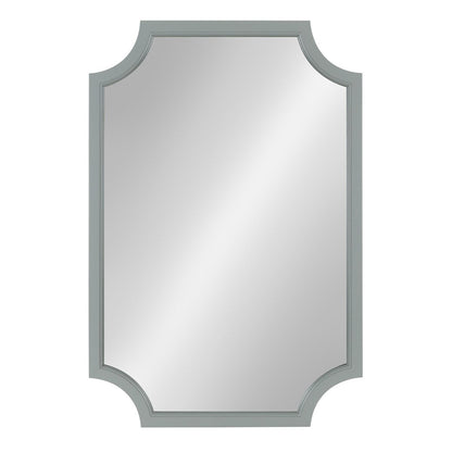 Kate and Laurel Hogan Scalloped Wood Framed Mirror