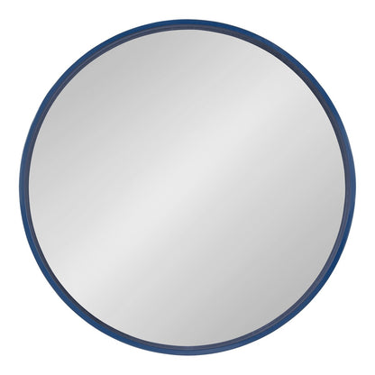 Kate and Laurel Travis Round Wood Accent Wall Mirror