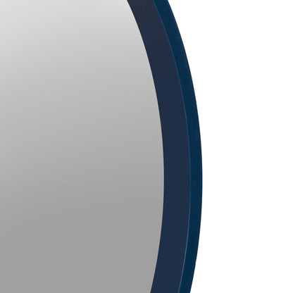 Kate and Laurel Travis Round Wood Accent Wall Mirror