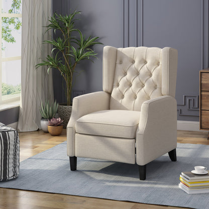 Keating Traditional Wingback Recliner by Christopher Knight Home
