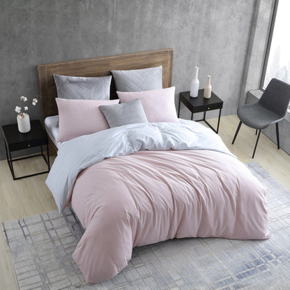 Kenneth Cole New York Miro Solid Reversible Duvet Cover Set