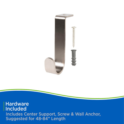Kenney Twist & Fit 1 Tension Utility Rod, 48-84