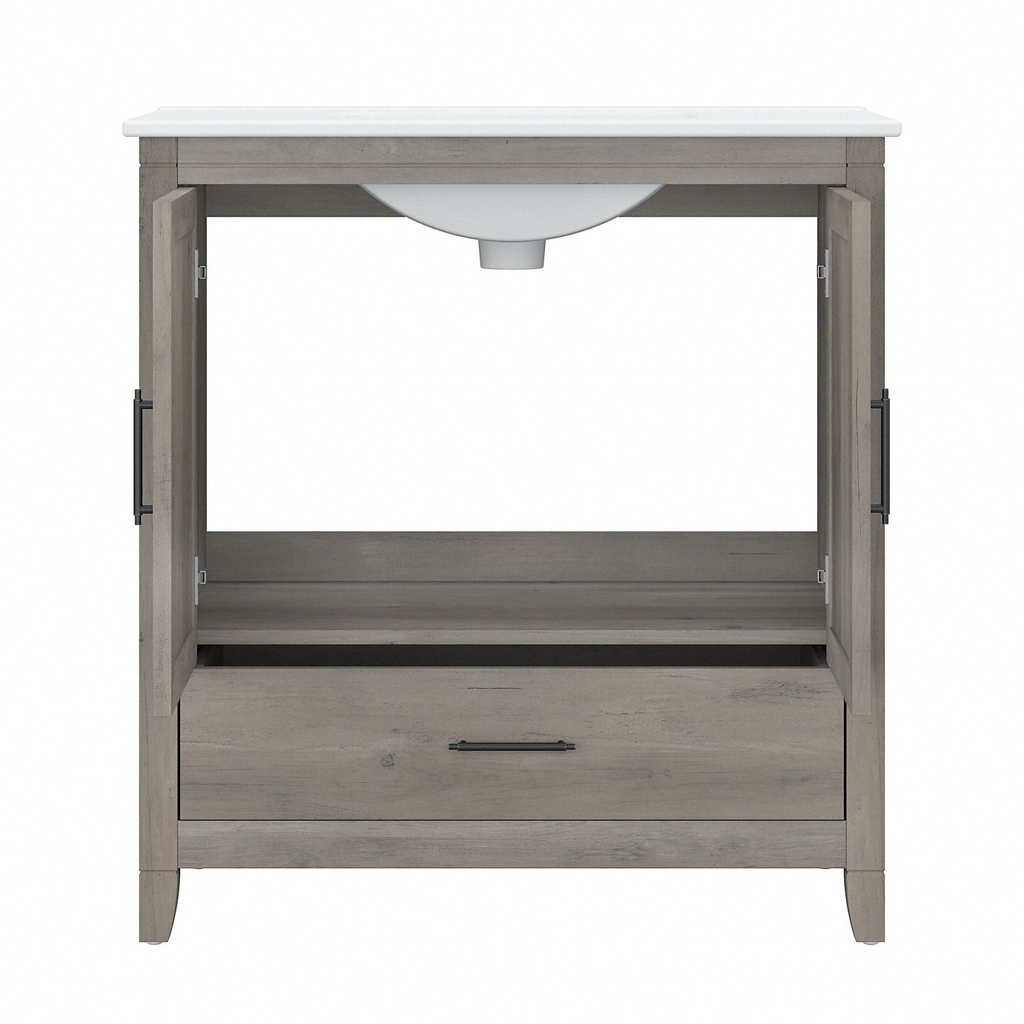 Key West 32W Bathroom Vanity with Sink by Bush Furniture