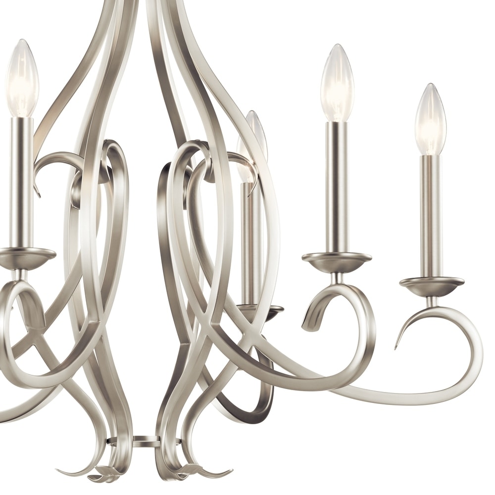 Kichler Lighting Ania 6-light Brushed Nickel Chandelier