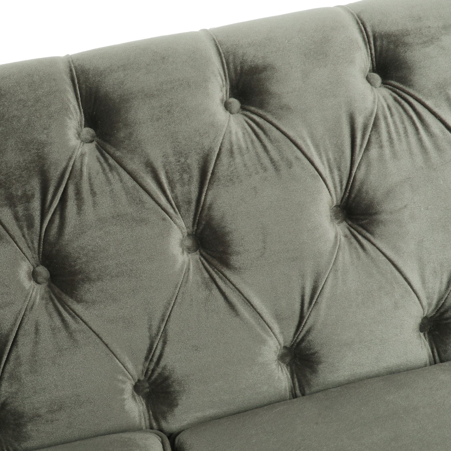 Knouff Tufted Velvet 3-seater Sofa by Christopher Knight Home
