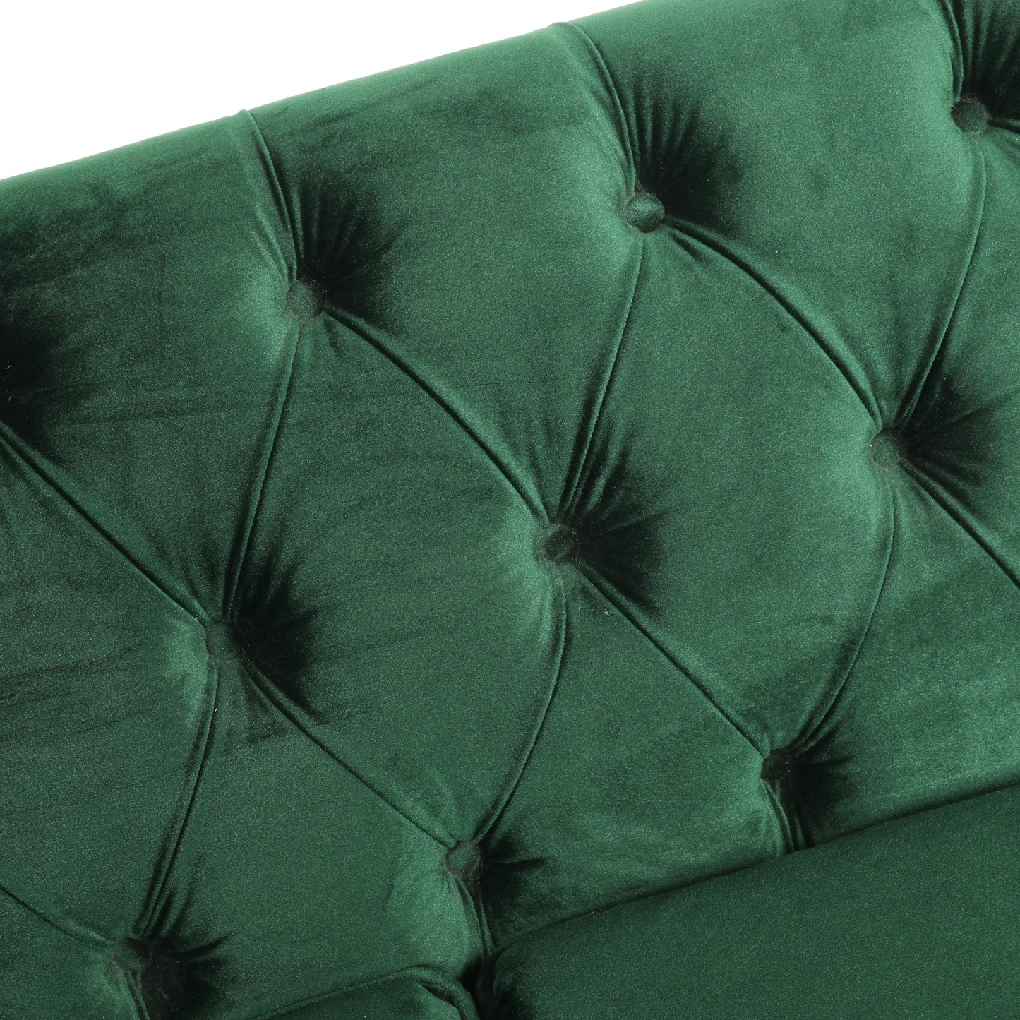 Knouff Tufted Velvet 3-seater Sofa by Christopher Knight Home