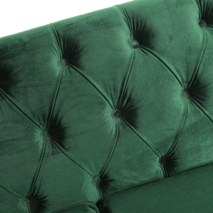 Knouff Tufted Velvet 3-seater Sofa by Christopher Knight Home