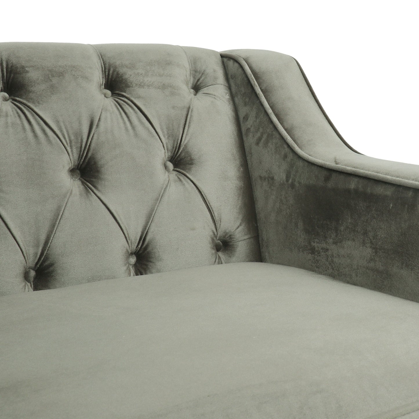 Knouff Tufted Velvet 3-seater Sofa by Christopher Knight Home