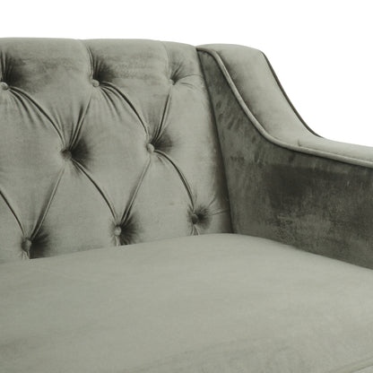 Knouff Tufted Velvet 3-seater Sofa by Christopher Knight Home