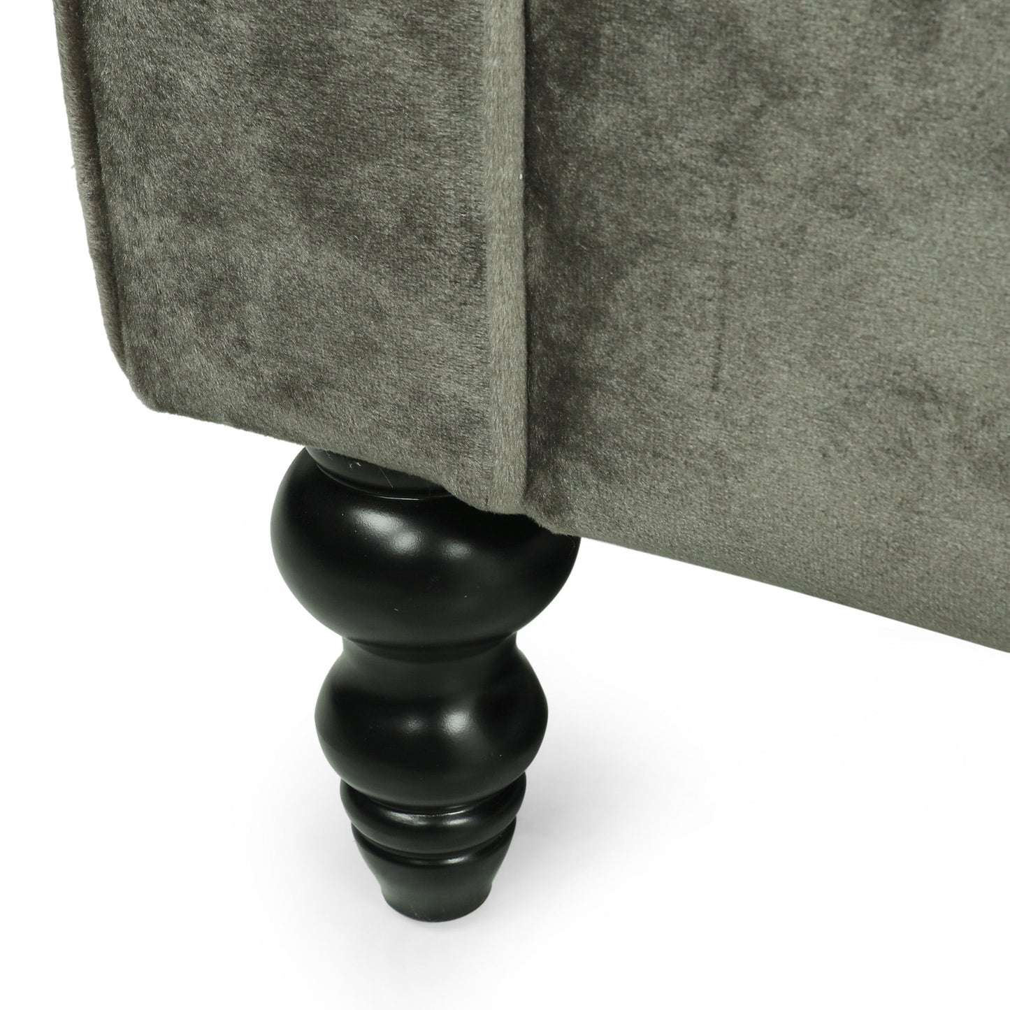 Knouff Tufted Velvet 3-seater Sofa by Christopher Knight Home