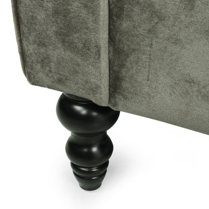 Knouff Tufted Velvet 3-seater Sofa by Christopher Knight Home
