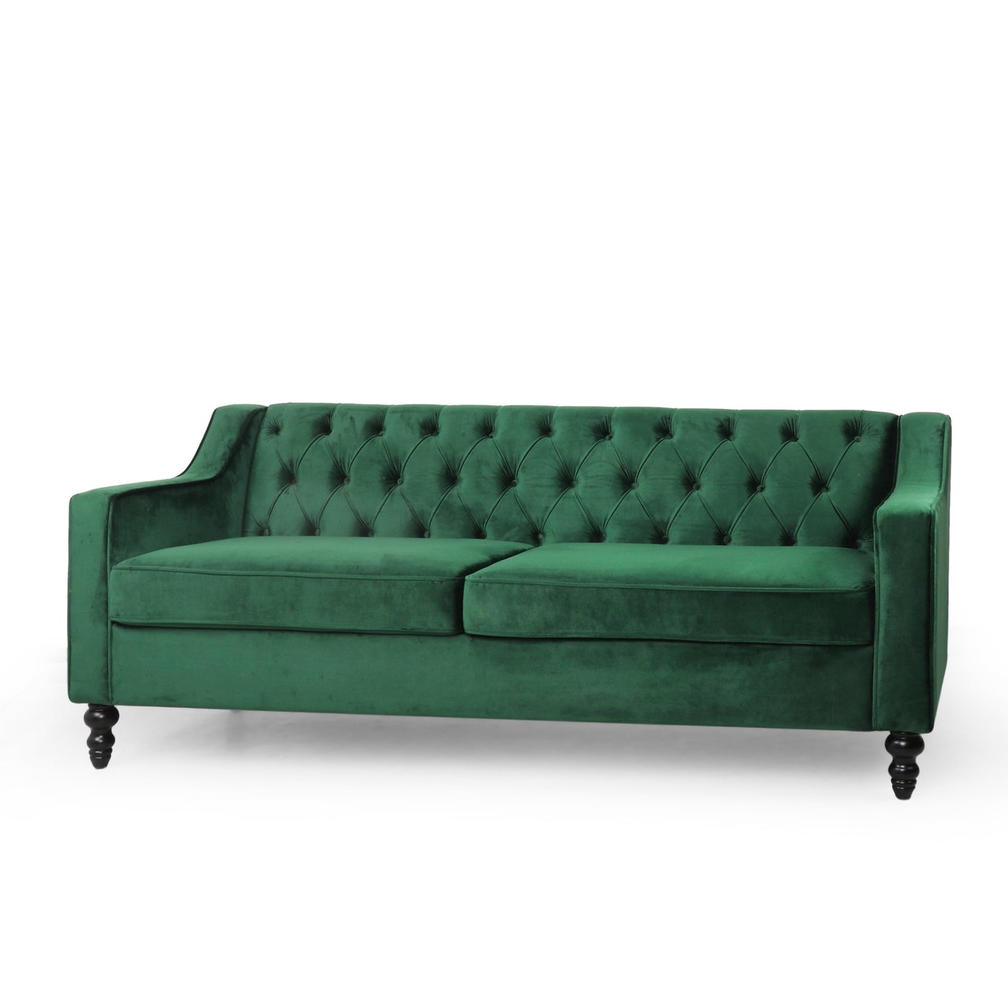 Knouff Tufted Velvet 3-seater Sofa by Christopher Knight Home