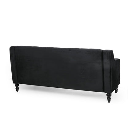 Knouff Tufted Velvet 3-seater Sofa by Christopher Knight Home
