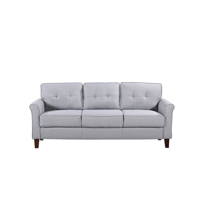 Kouchouk 78.7'' Linen Flared Arm Sofa