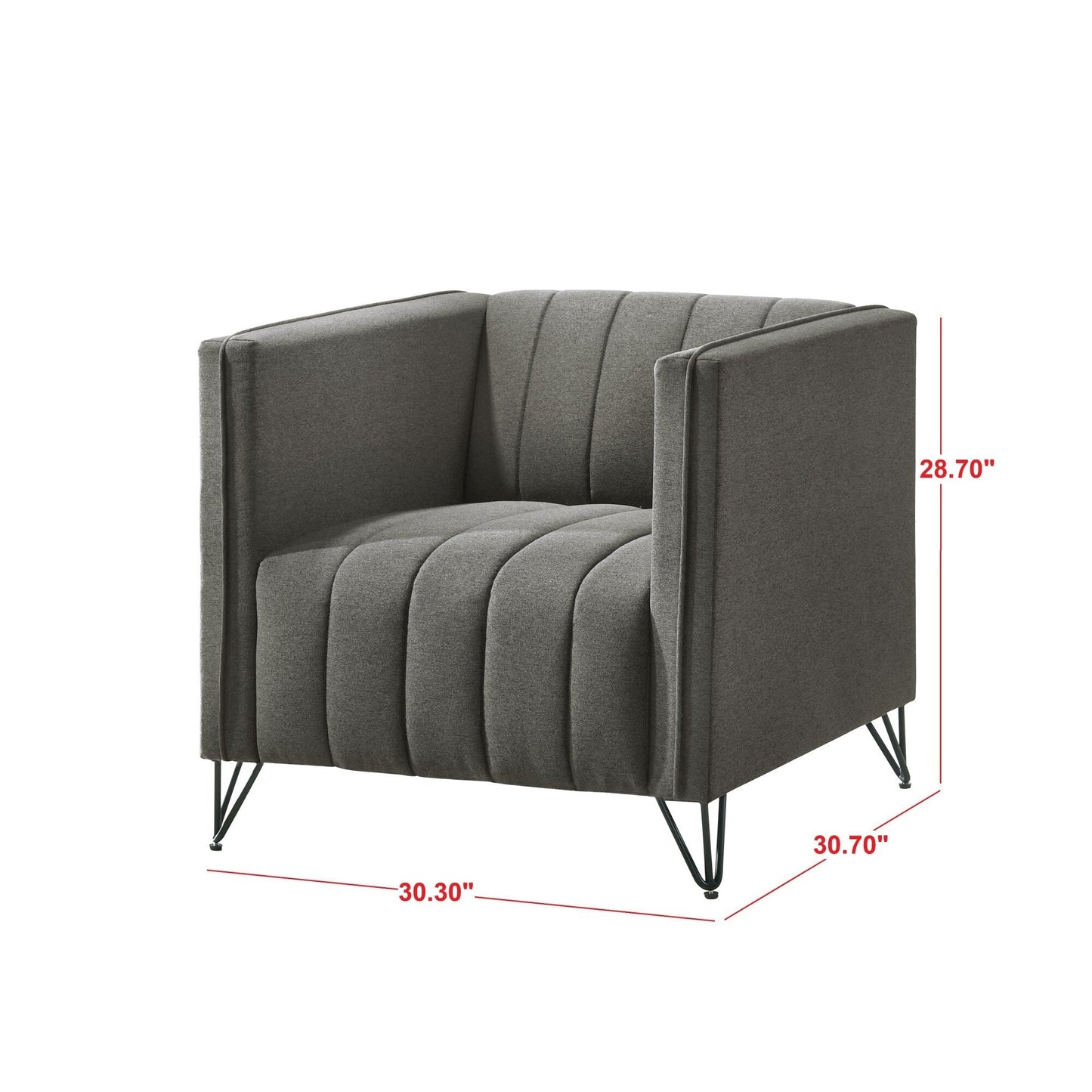 Clayfell Kurtis Square Arm Living Set